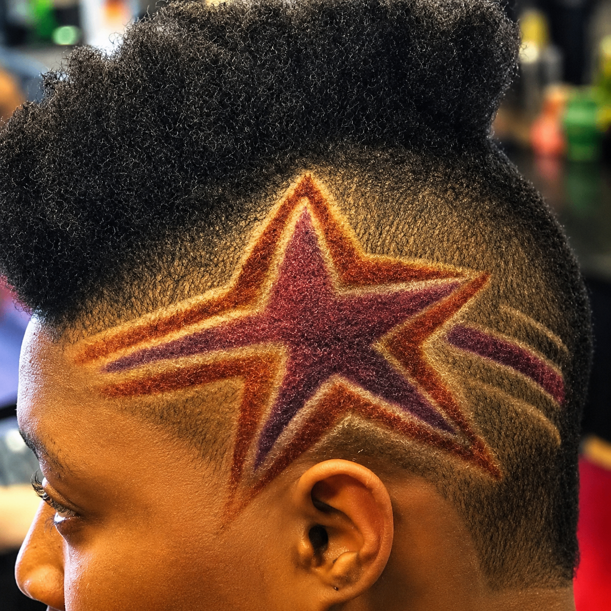 Star hair design portfolio cut
